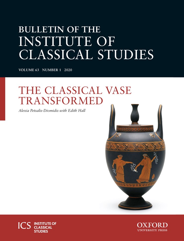 Cover for 'the Classical Vase Transformed'. Follow the link to view the item on the publisher's website. 